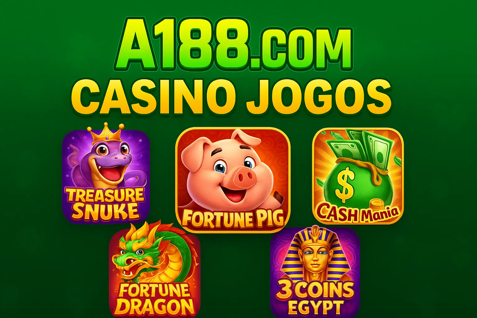 Jogos de cassino online A188.com